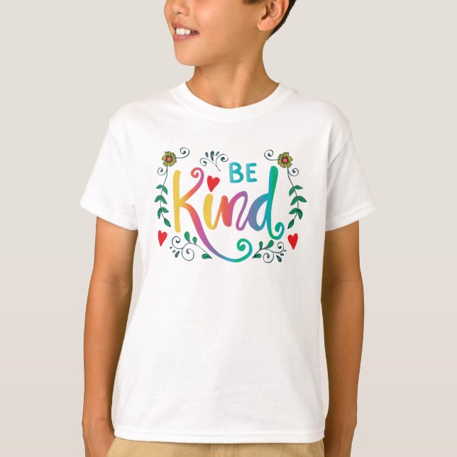 Colourful Be Kind T-Shirt (Front)