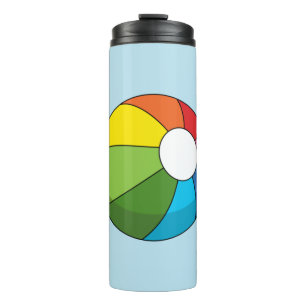 Colourful Beach Ball Thermal Tumbler