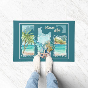 Colourful Beach Life Doormat