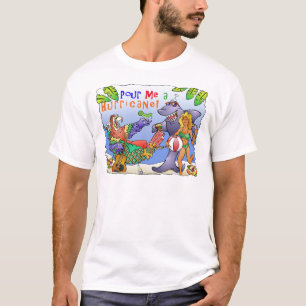 Colourful beach party design. T-Shirt