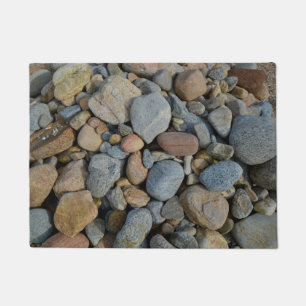 Colourful Beach Pebbles Doormat