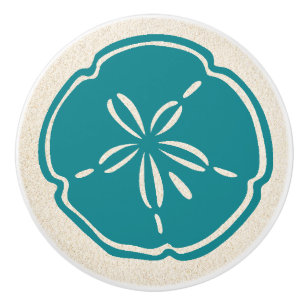 Colourful Beach Shell Sand Dollar Drawer Knobs
