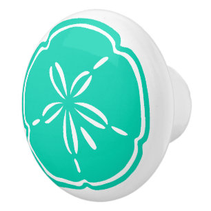 Colourful Beach Shell Sand Dollar Drawer Knobs