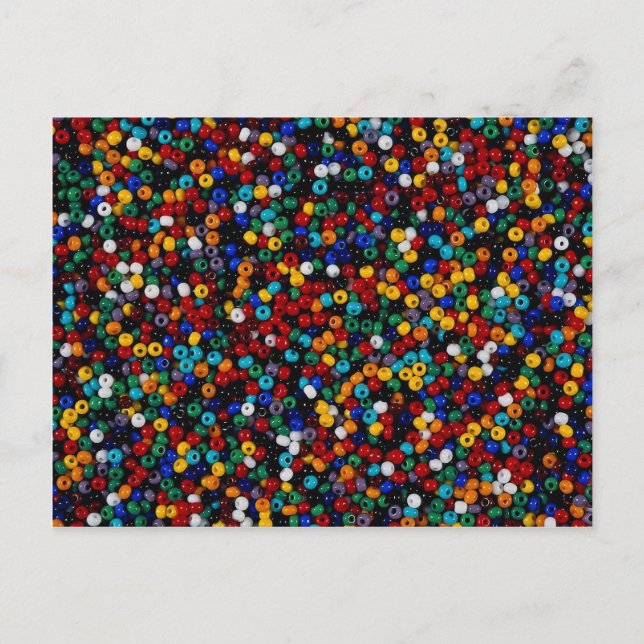 Colourful Beads for decorative works Postcard (Front)