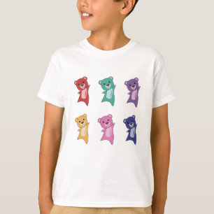 Colourful Bear Teddy Bear Bear Teddy T-Shirt
