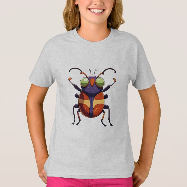 Colourful Bed bug  T-Shirt (Front)