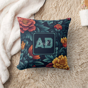 Colourful Bedroom Rose Family Pillow