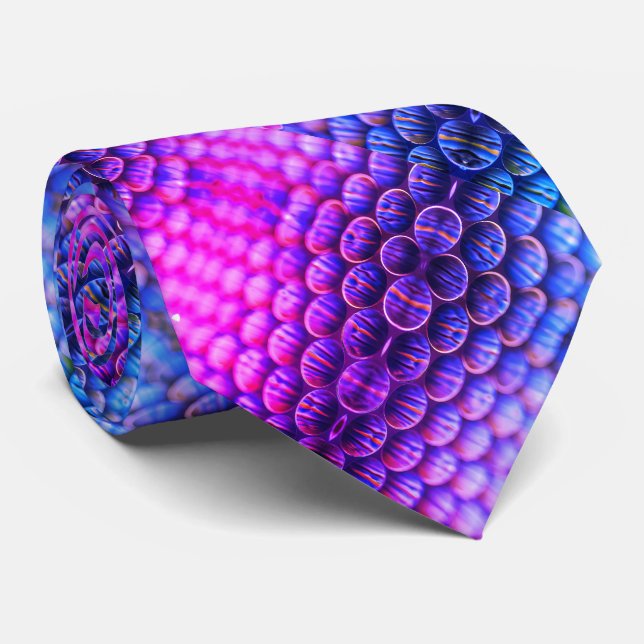 Colourful Beehive Tie (Rolled)