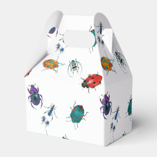 Colourful beetles favor box