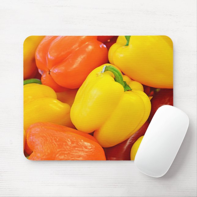 Colourful Bell Peppers Collection  Mouse Pad (With Mouse)