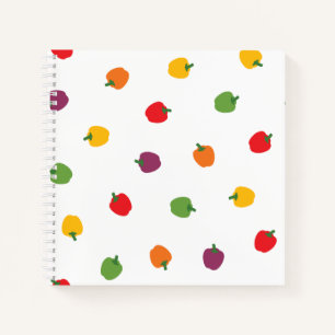 Colourful Bell Peppers Notebook
