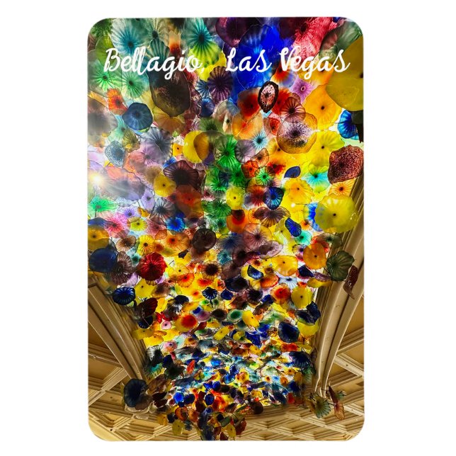 Colourful Bellagio Ceiling  Magnet (Vertical)