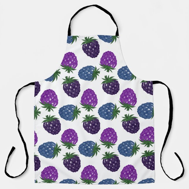 Colourful Berries: Multicolored Seamless Pattern. Apron (Front)