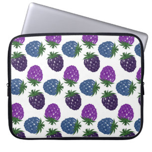 Colourful Berries: Multicolored Seamless Pattern. Laptop Sleeve