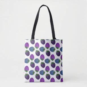 Colourful Berries: Multicolored Seamless Pattern. Tote Bag