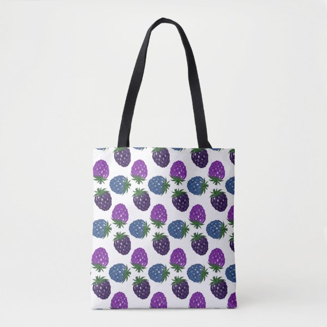 Colourful Berries: Multicolored Seamless Pattern. Tote Bag (Front)