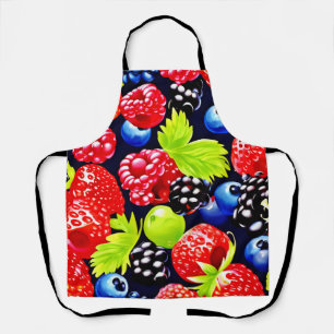Colourful Berry Medley Design Apron