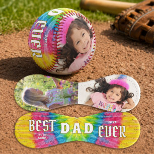 Colourful Best Dad 2 Photos Father`s Day  Baseball