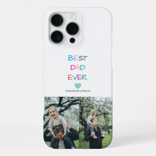 Colourful "Best Dad Ever" – Fun & Heartfelt Gift iPhone 16 Pro Max Case