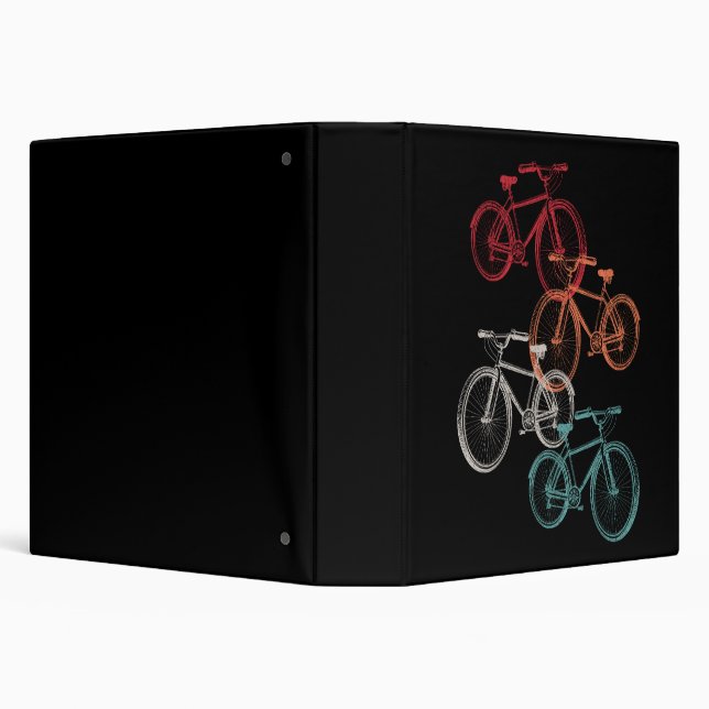 Colourful bicycles binder (Background)