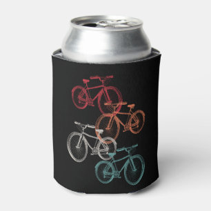 Colourful bicycles can cooler