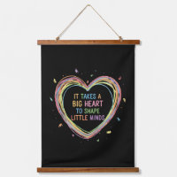 Colourful 'Big Heart Little Minds' Teacher Appreci