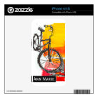 Colourful Bike Drawing Custom Name  Modern Art