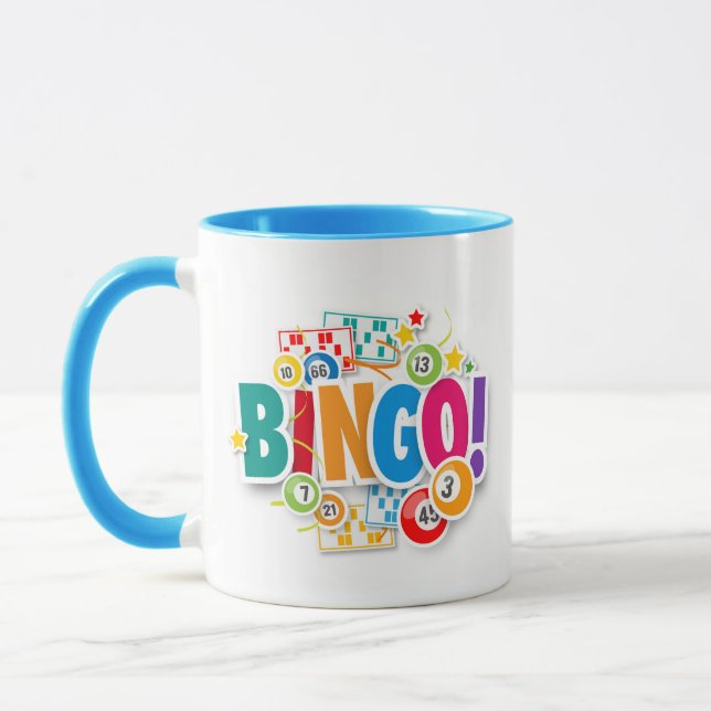 Colourful Bingo Mug (Left)