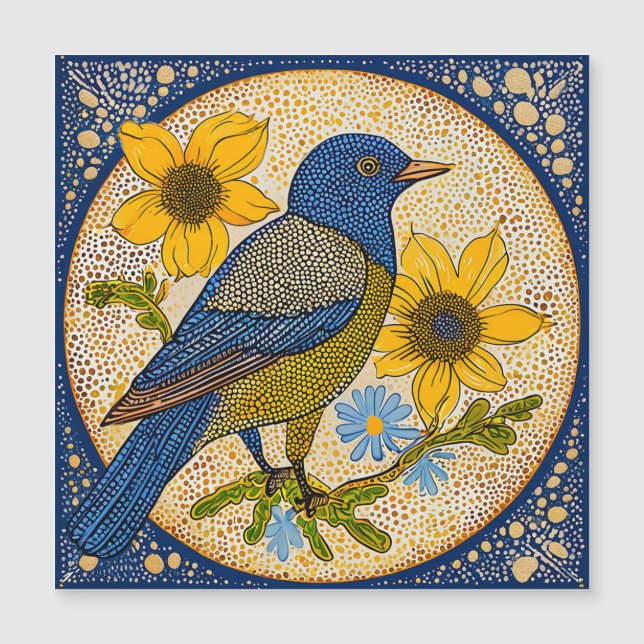 Colourful bird  (Front)