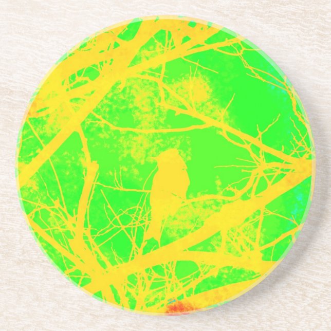Colourful Bird Coaster (Front)