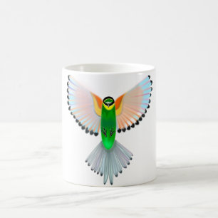 Colourful Bird Flying Coffee Mug