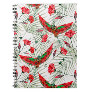 Colourful bird of Paradise stylish Notebook