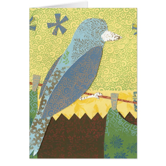 Colourful Bird on a Wire (Front)