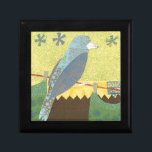 Colourful Bird on a Wire Gift Box<br><div class="desc">Feeling artsy? This collage of many different patterns and colours representing a bird on a wire will delight any modern art lover. Put some colour in your life and on any of your favourite Zazzle product today!</div>