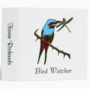 Colourful Bird Watcher Personal Binder