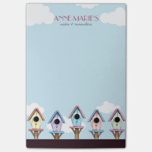 Colourful Birdhouses Notes & Reminders