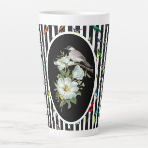 Colourful Birds Latte Mug