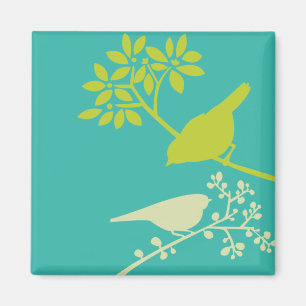 Colourful Birds Magnet