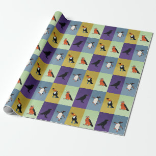 Colourful Birds Wrapping Paper