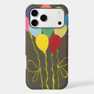 Colourful Birthday Balloons Graphic Art Design