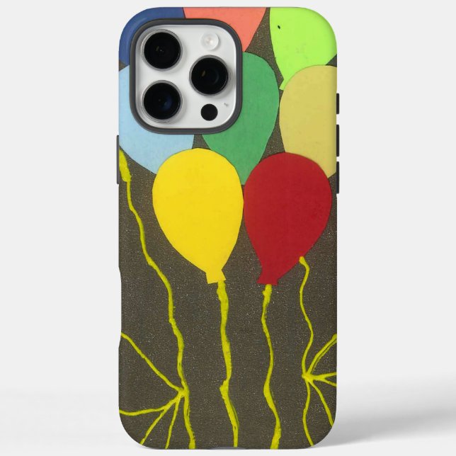 Colourful Birthday Balloons Graphic Art Design Case-Mate iPhone Case (Back)