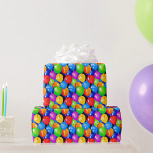 Colourful Birthday Balloons Paper Plate