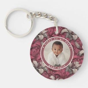 Colourful Birthday Gifts For Husband Custom Lilies Keychain