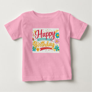 Colourful Birthday Shirt for Kids
