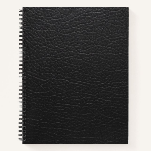 Colourful Black Pattern Snakeskin Notebook (Front)