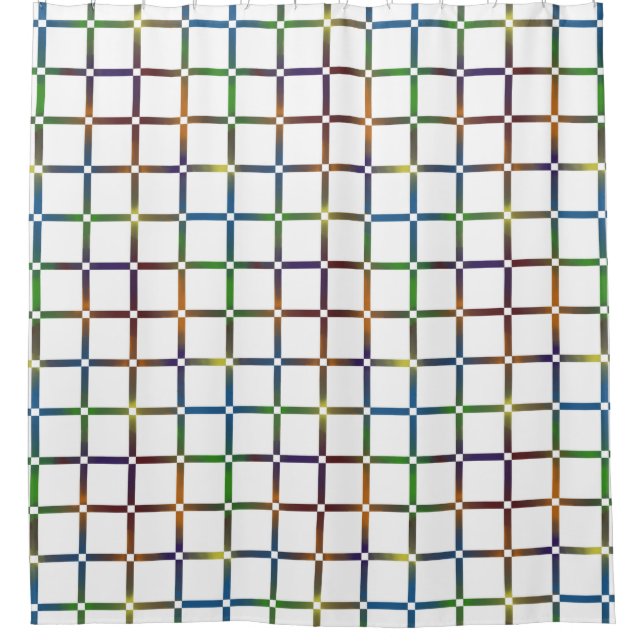 Colourful Blended Rainbow Grid with Negative Space (Front)
