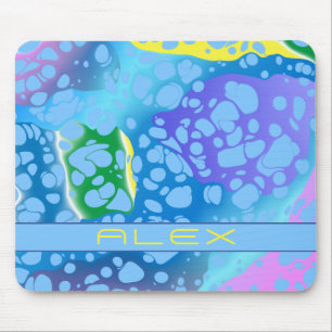 Colourful Blobs Mouse Pad