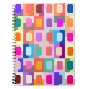 Colourful Block Pattern Notebook Journal