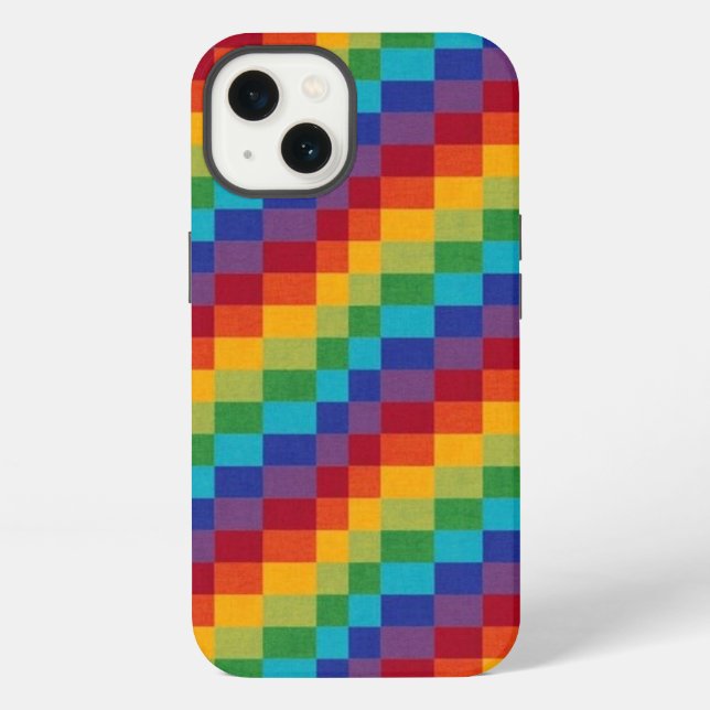 Colourful Blocks iPhone Case (Back)