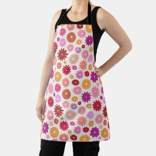 Colourful Blooms Big Pattern Apron